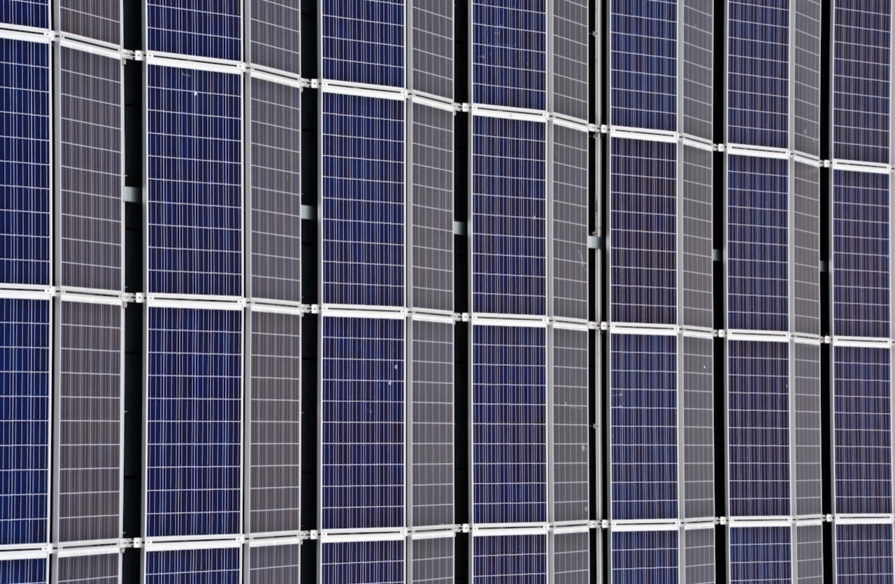 Rooftop solar photovoltaic panels